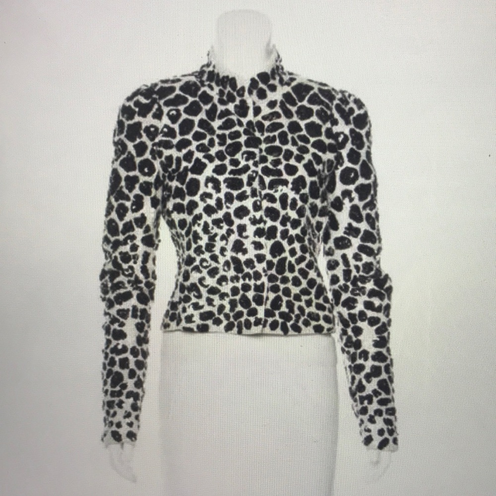 Skaist-Taylor Sequined Cropped Jacket w/ Tags